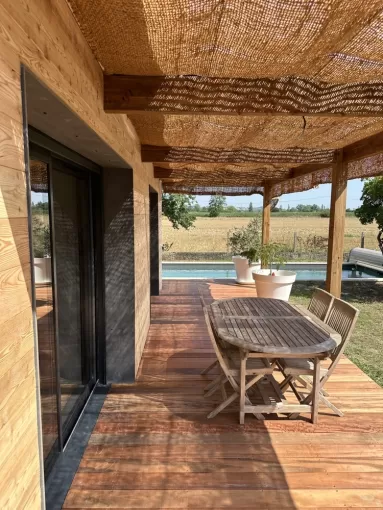 Ombrières en Toile de Coco : Élégance et Naturel à Toulouse, Toulouse, Cultur'bois