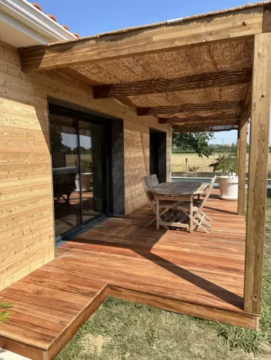 Terrasses en bois exotique à L’Union, Toulouse, Cultur'bois