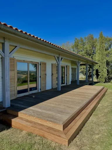 Rénovation d'une terrasse en Gaiac de Cayenne à Toulouse, Toulouse, Cultur'bois