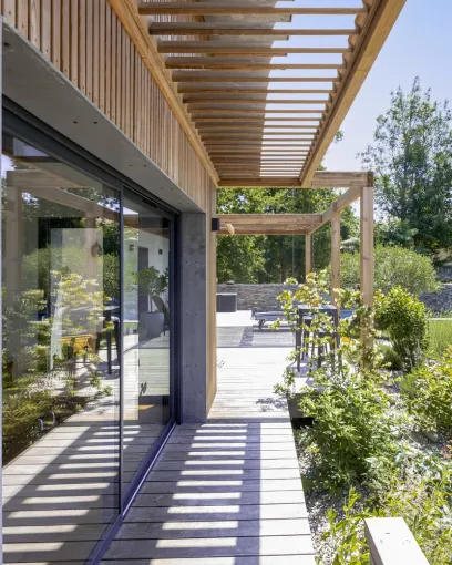 Construction d'une persienne en bois à Blagnac, Toulouse, Cultur'bois