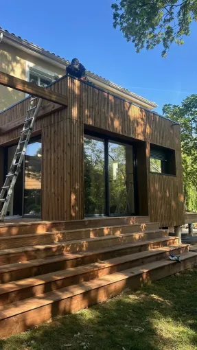 Extension en bois pièce supplémentaire toulouse, Toulouse, Cultur'bois