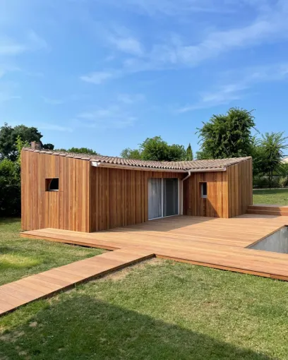 Dépendance en ossature bois à toulouse, Toulouse, Cultur'bois