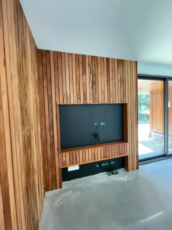 Fixation de claire voie invisible , Toulouse, Cultur'bois