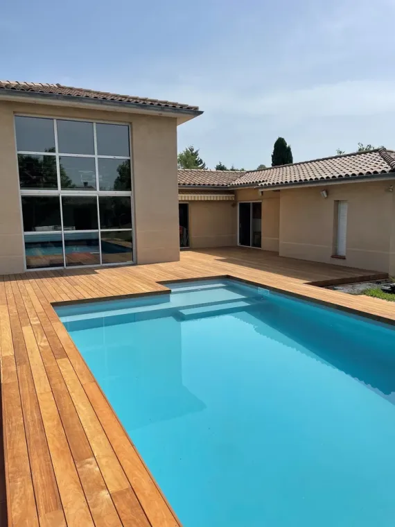 Quel est le prix d'une terrasse avec piscine ?, Toulouse, Cultur'bois