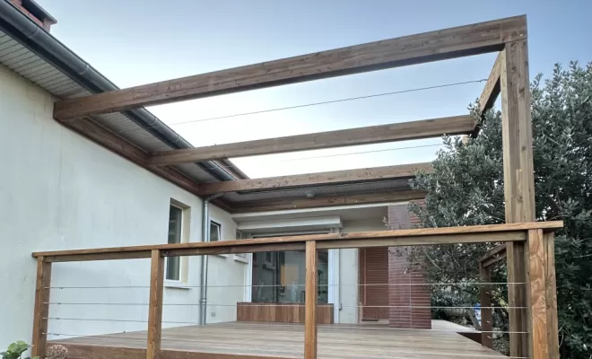 Aménagements extérieurs en bois à Quint-Fonsegrives , Toulouse, Cultur'bois
