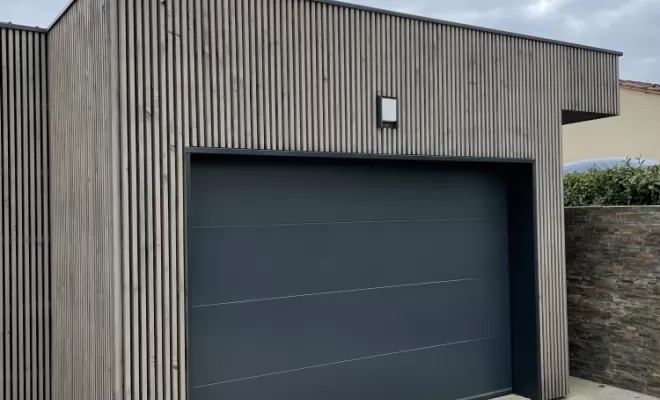 Extension Moderne avec un bardage à vissage caché à Labarthe sur Lèze, Toulouse, Cultur'bois