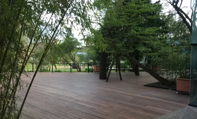 Terrasse en Cumaru au Muséum de Toulouse, Toulouse, Cultur'bois