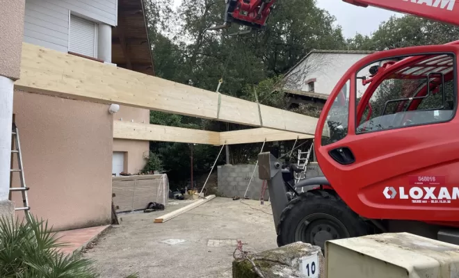 Extension et Carport sur Mesure à Mondouzil, à l'Est de Toulouse, Toulouse, Cultur'bois