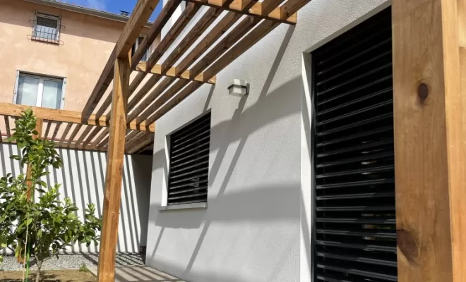 Pergola à Pin-Balma : un extérieur revalorisé, Toulouse, Cultur'bois