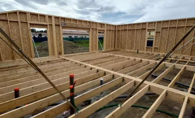 Construction d’une maison en ossature bois à Labège , Toulouse, Cultur'bois