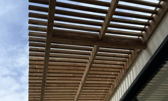Pergola en bois moderne à Toulouse , Toulouse, Cultur'bois