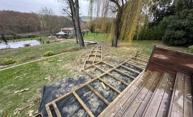 Superbe terrasse en pin par Cultur'bois à Buzet sur Tarn, Toulouse, Cultur'bois