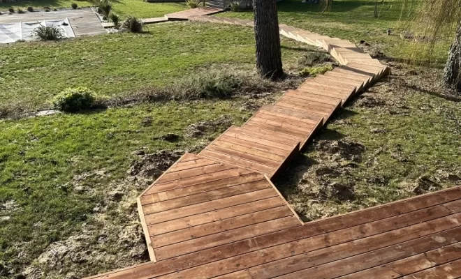 Superbe terrasse en pin par Cultur'bois à Buzet sur Tarn, Toulouse, Cultur'bois