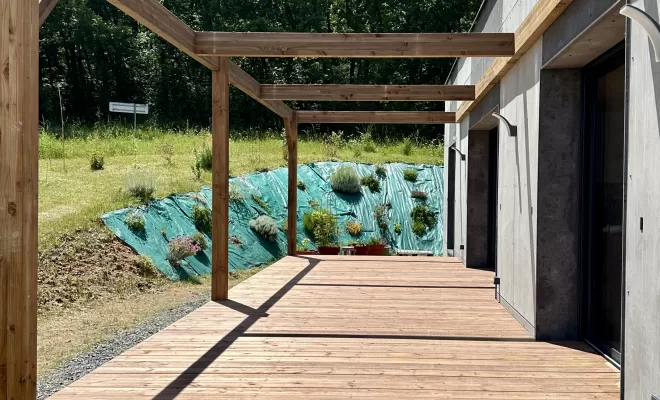 Création d'une terrasse et d'une pergola en bois à Toulouse, Toulouse, Cultur'bois