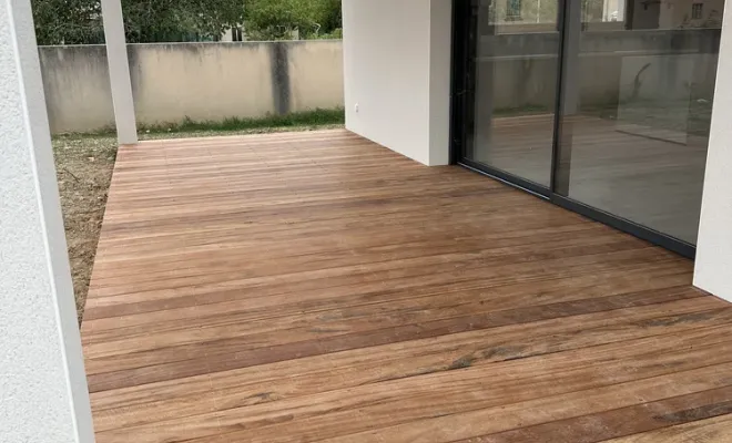 Terrasse en Gonzalo Alves pour profiter des beaux temps l'été, Toulouse, Cultur'bois