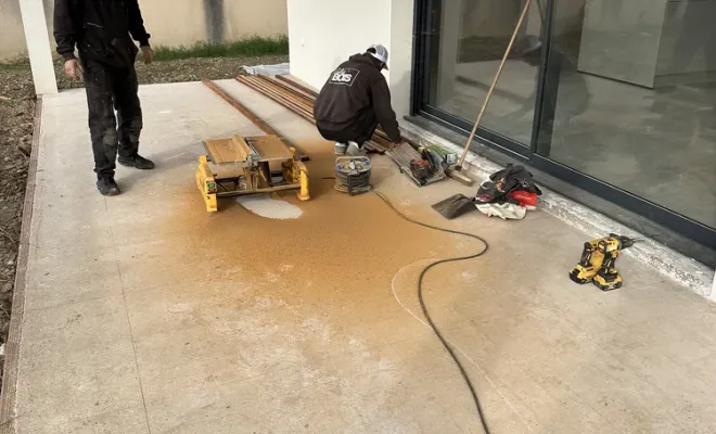 Terrasse en Gonzalo Alves pour profiter des beaux temps l'été, Toulouse, Cultur'bois