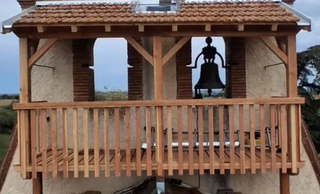 Rénovation du balcon d'une église à la montagne , Toulouse, Cultur'bois