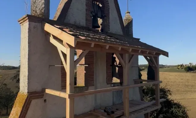 Rénovation du balcon d'une église à la montagne , Toulouse, Cultur'bois