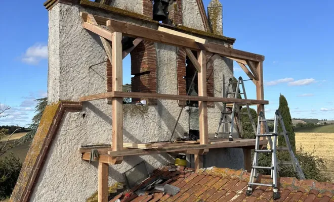 Rénovation du balcon d'une église à la montagne , Toulouse, Cultur'bois