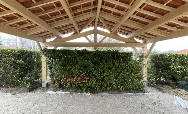 Réalisation d'un carport double à Toulouse, Toulouse, Cultur'bois