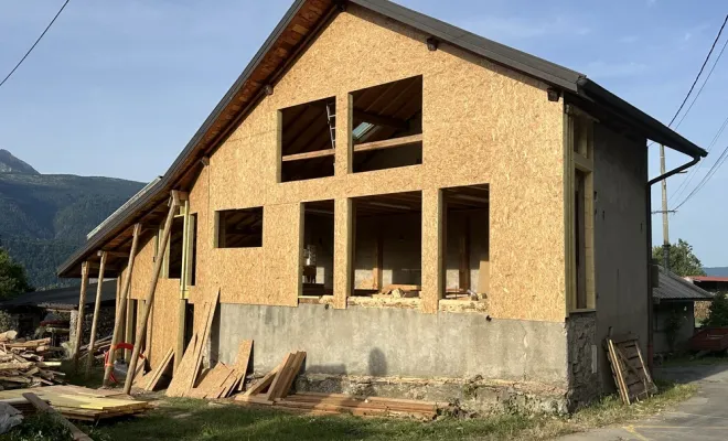 Construction d'un chalet en bois à Chamonix, Toulouse, Cultur'bois
