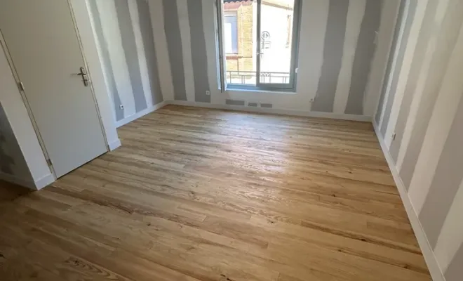 Installation d'un parquet chaleureux , Toulouse, Cultur'bois