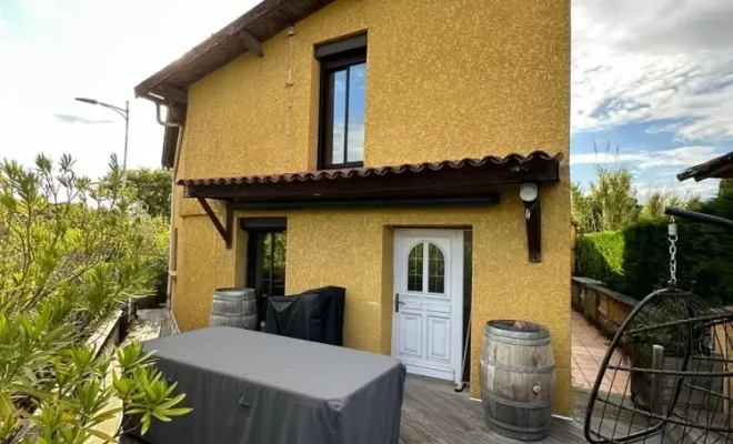 Rénovation d'une façade de maison , Toulouse, Cultur'bois