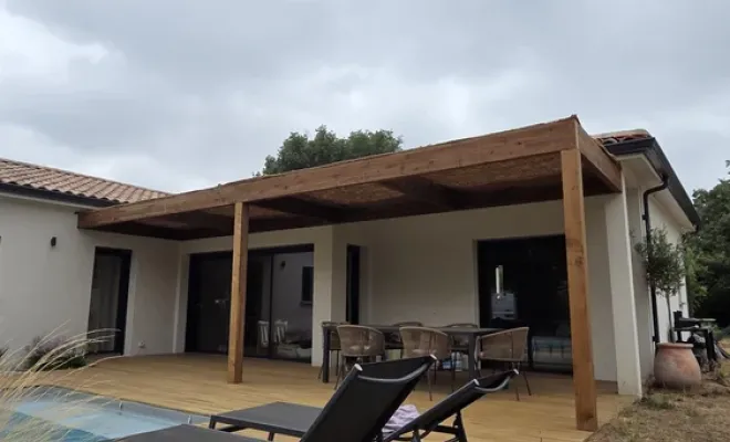 Pergola sur mesure en bois toulouse, Toulouse, Cultur'bois