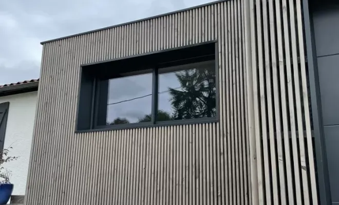 Bardage à vis cachées, Toulouse, Cultur'bois