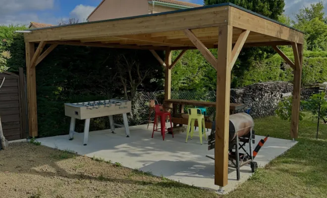 Pergola fermée à Toulouse, Toulouse, Cultur'bois