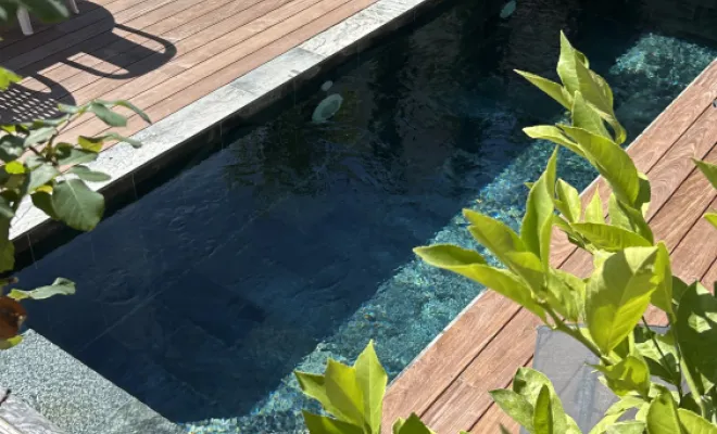 Terrasse de piscine coulissante, Toulouse, Cultur'bois