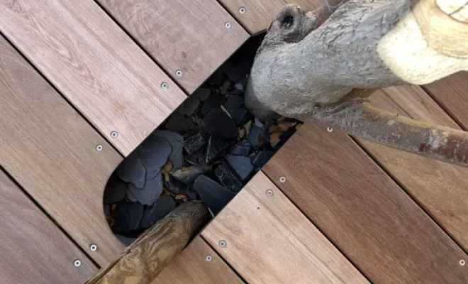 Terrasse de piscine coulissante, Toulouse, Cultur'bois