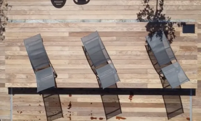 Terrasse de piscine coulissante, Toulouse, Cultur'bois