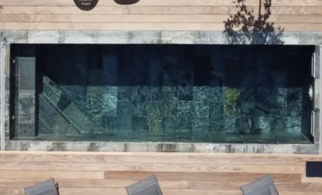 Terrasse de piscine coulissante, Toulouse, Cultur'bois