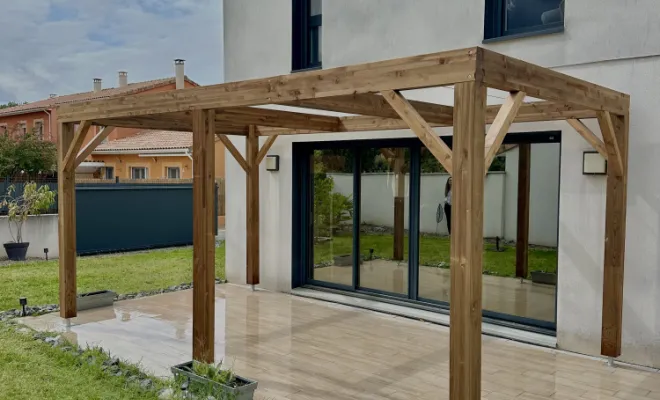 Pergola en bois à Toulouse, Toulouse, Cultur'bois