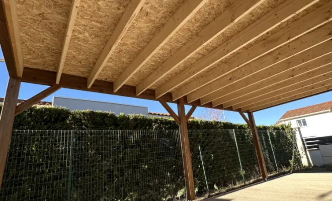 Carport en bois, Toulouse, Cultur'bois