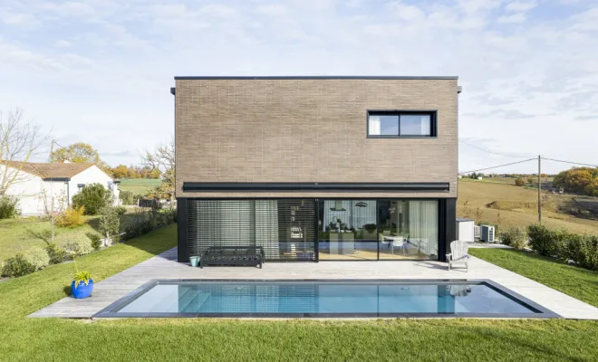 Construction d'une maison moderne , Toulouse, Cultur'bois