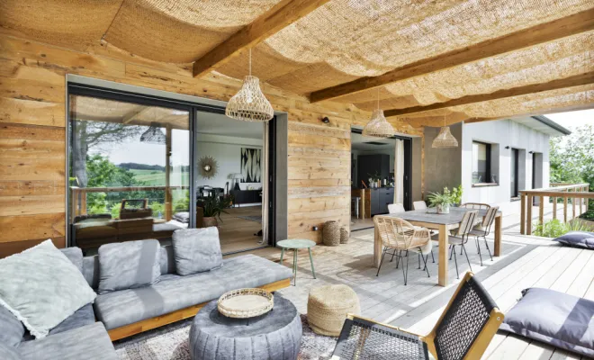 Construction d'une pergola avec une ombrière , Toulouse, Cultur'bois