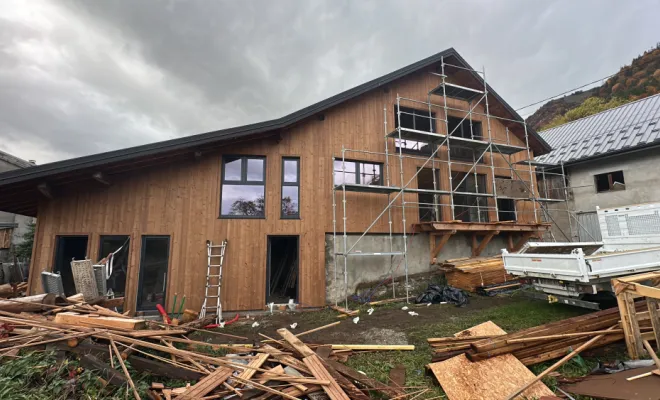 Chalet en bois à Chamonix, Toulouse, Cultur'bois