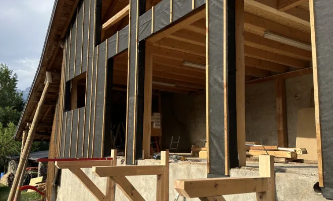 Chalet en bois à Chamonix, Toulouse, Cultur'bois