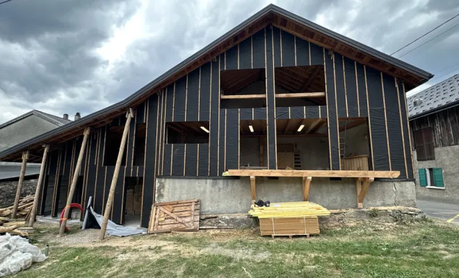 Chalet en bois à Chamonix, Toulouse, Cultur'bois