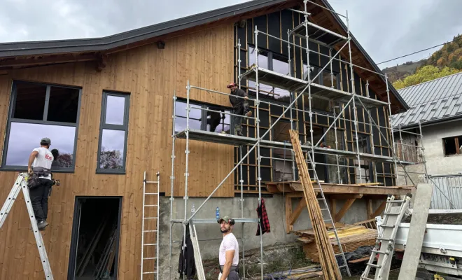 Chalet en bois à Chamonix, Toulouse, Cultur'bois