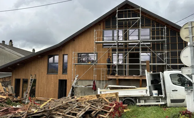 Chalet en bois à Chamonix, Toulouse, Cultur'bois
