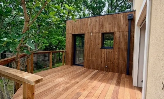 Extension de maison à Eaunes , Toulouse, Cultur'bois