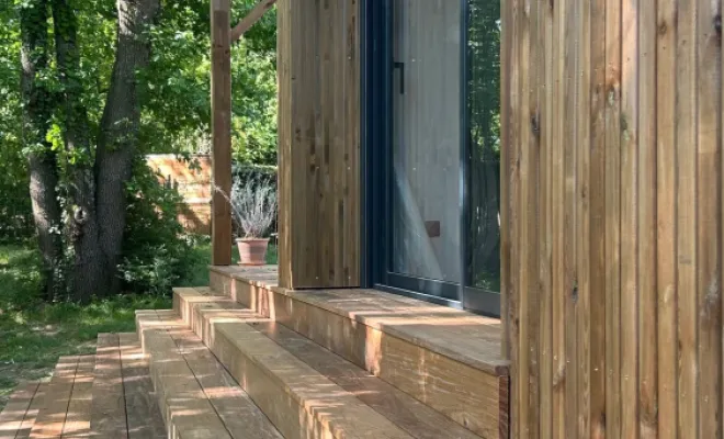 Extension de maison à Eaunes , Toulouse, Cultur'bois