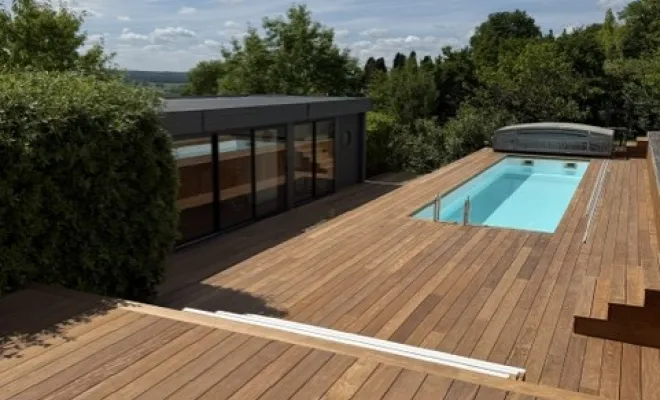 Grande terrasse en ipé, Toulouse, Cultur'bois