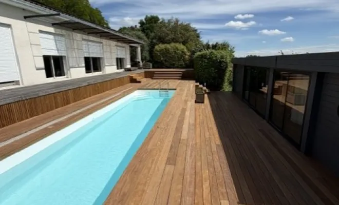 Grande terrasse en ipé, Toulouse, Cultur'bois