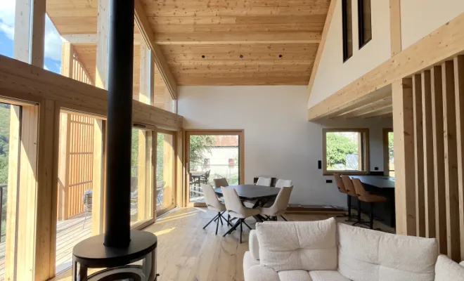 Chalet en bois à la montagne, Toulouse, Cultur'bois