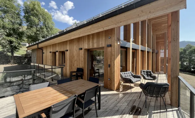 Chalet en bois à la montagne, Toulouse, Cultur'bois